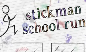 Stickman School Run